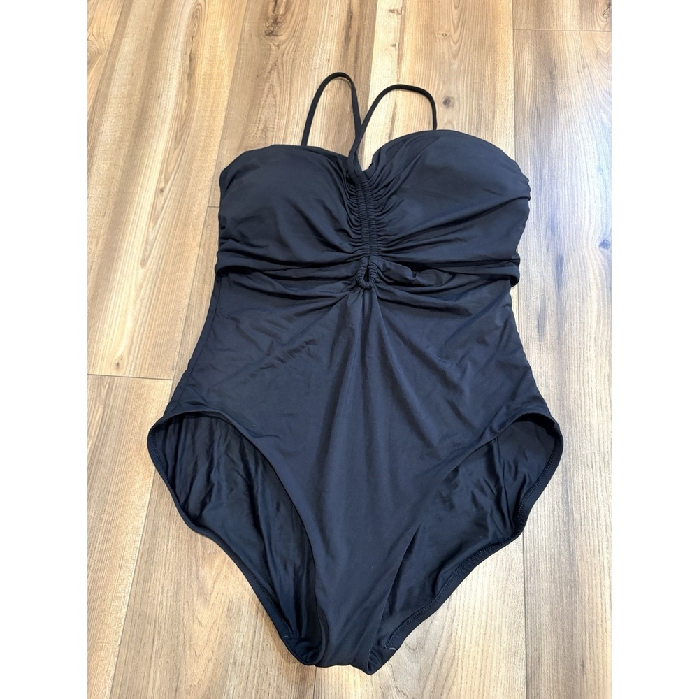 Calia Swimsuit Women's 12 Black One Piece Bathing Beach Padded